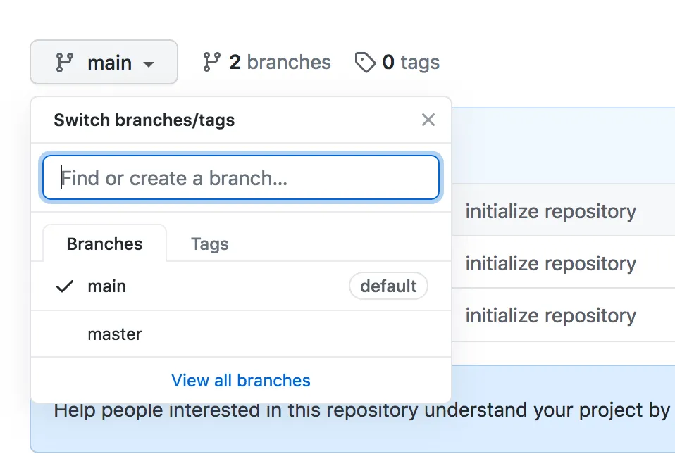 List branches